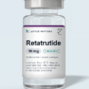 Retatrutide research peptide vial with lot-verified label — Lattice Peptides
